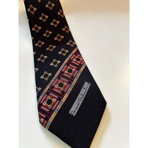 Vtg Mario Valentino Handmade Silk Necktie Signed Neck Tie NWT 57x3”